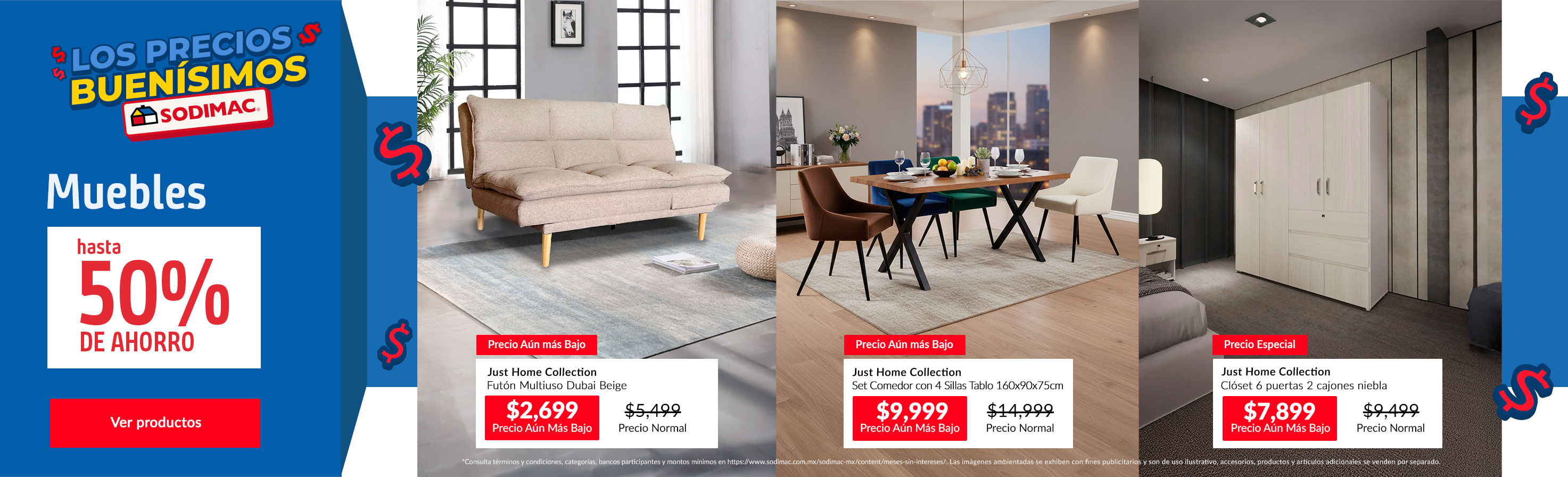 Muebles hasta 50%