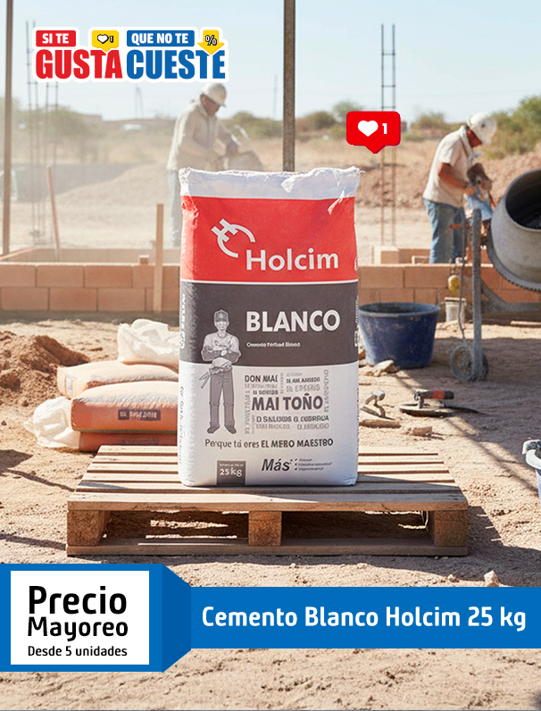Cemento	Precio Mayoreo