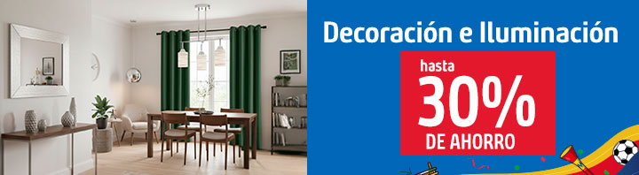 Decoraci�n e Iluminaci�n Hasta 30% de Ahorro