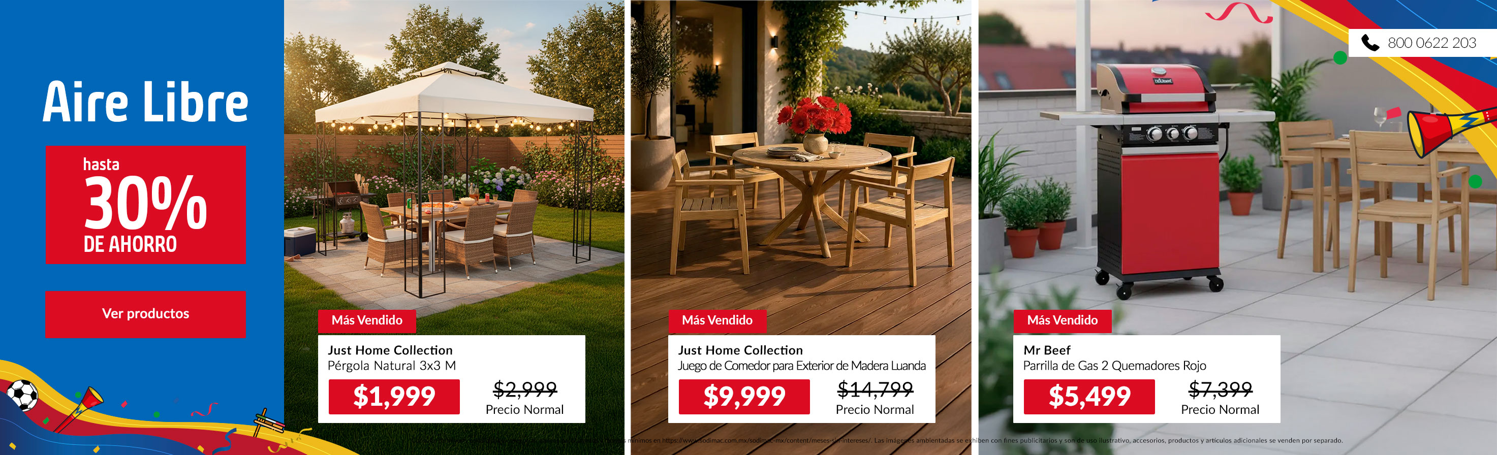 Aire Libre Hasta 30% de Ahorro