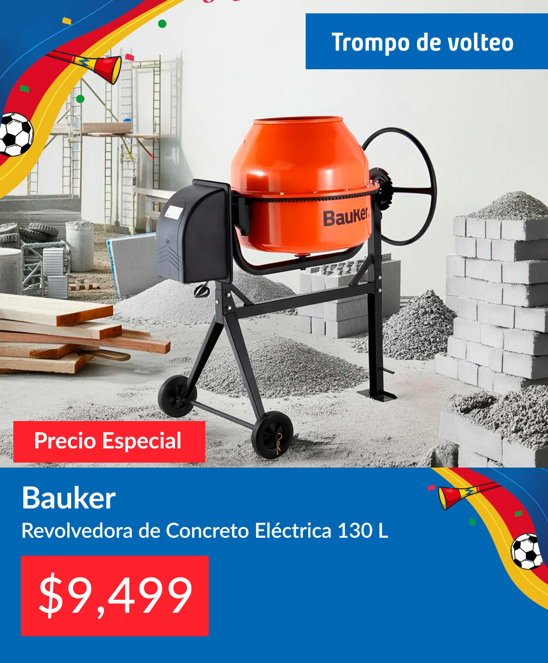 Trompo de volteo
