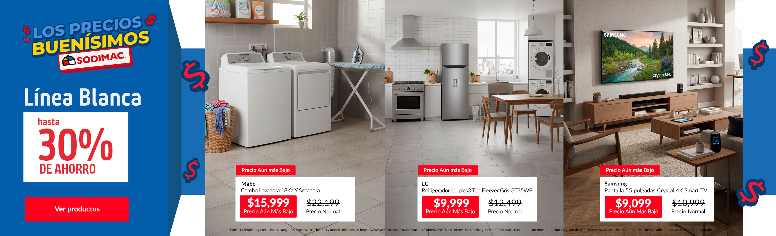 Linea Blanca hasta 30%