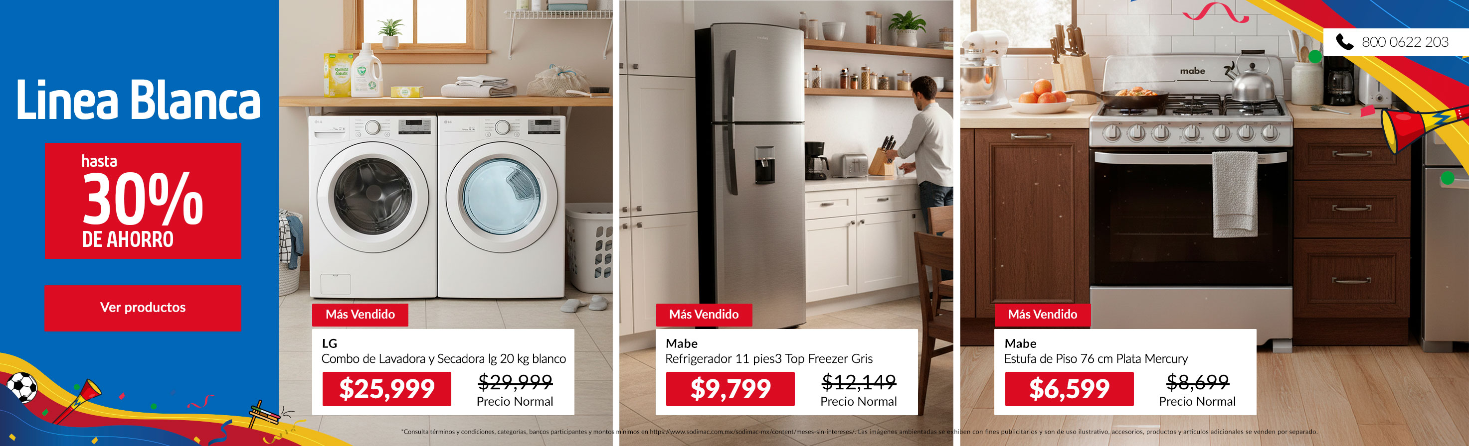 Linea Blanca Hasta 30% de Ahorro