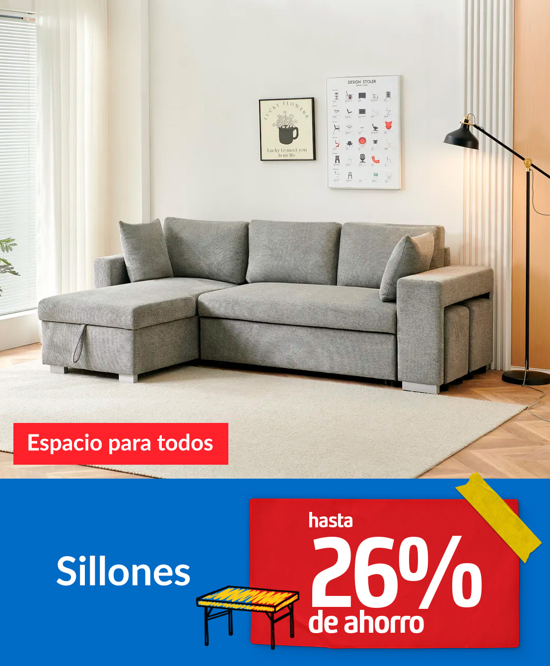 Estantes Hasta 15% de Ahorro