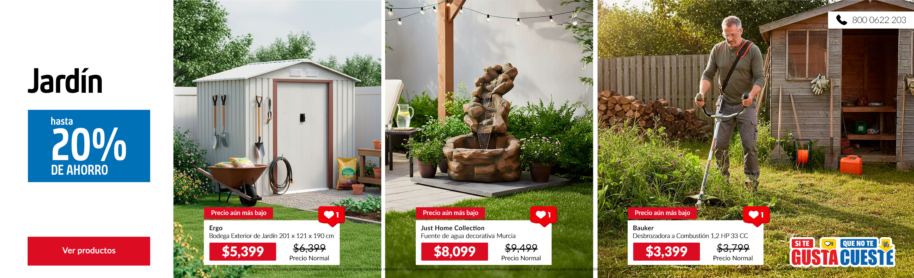 Jard�n Hasta 20% de Ahorro