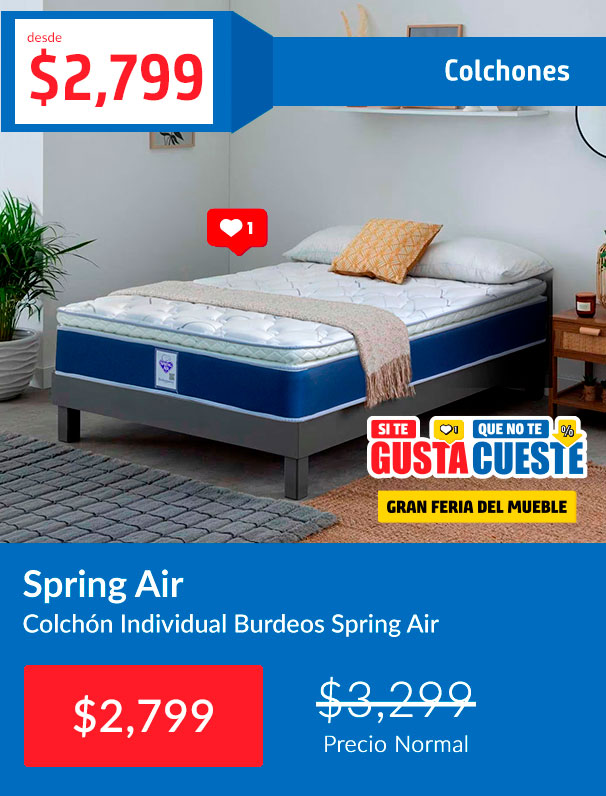 Colchones Desde $2,799
