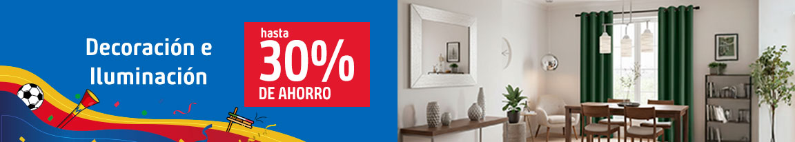 Decoraci�n e Iluminaci�n Hasta 30% de Ahorro