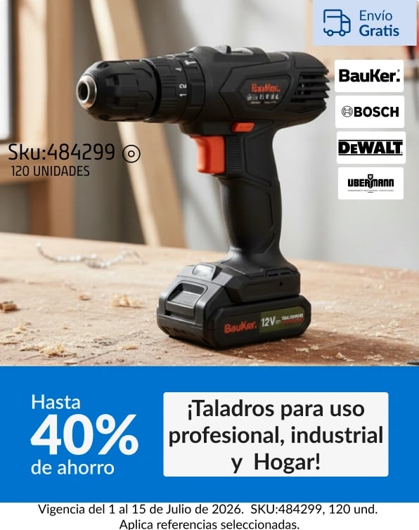 ¡Taladros para uso profesional, industrial y Hogar!
