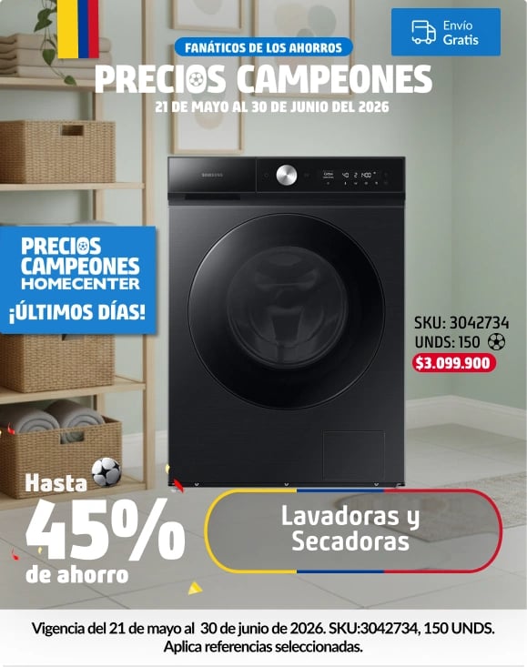 Lavadoras y Secadoras