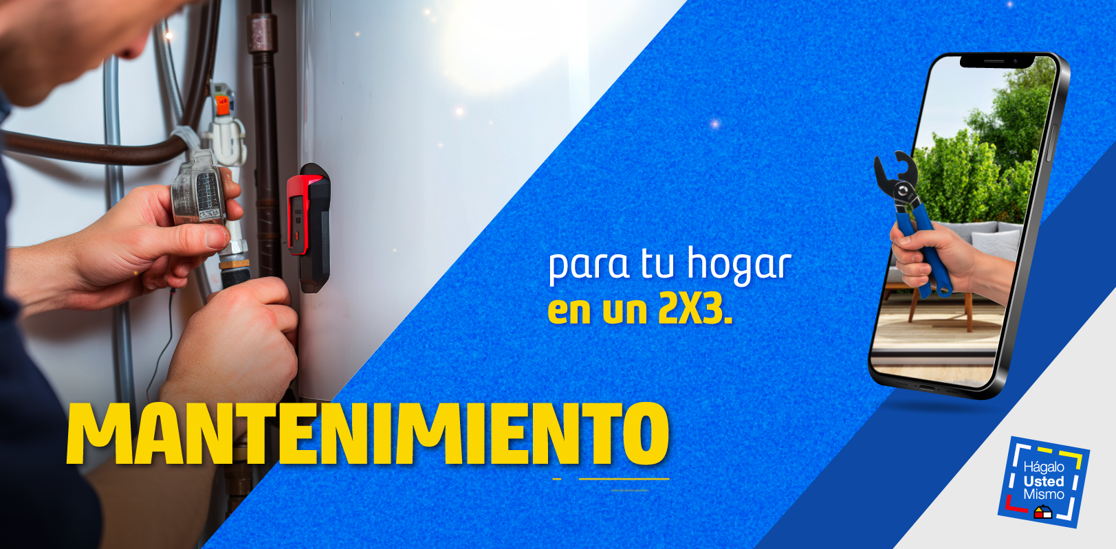 Mantenimiento para tu hogar en un 2x3