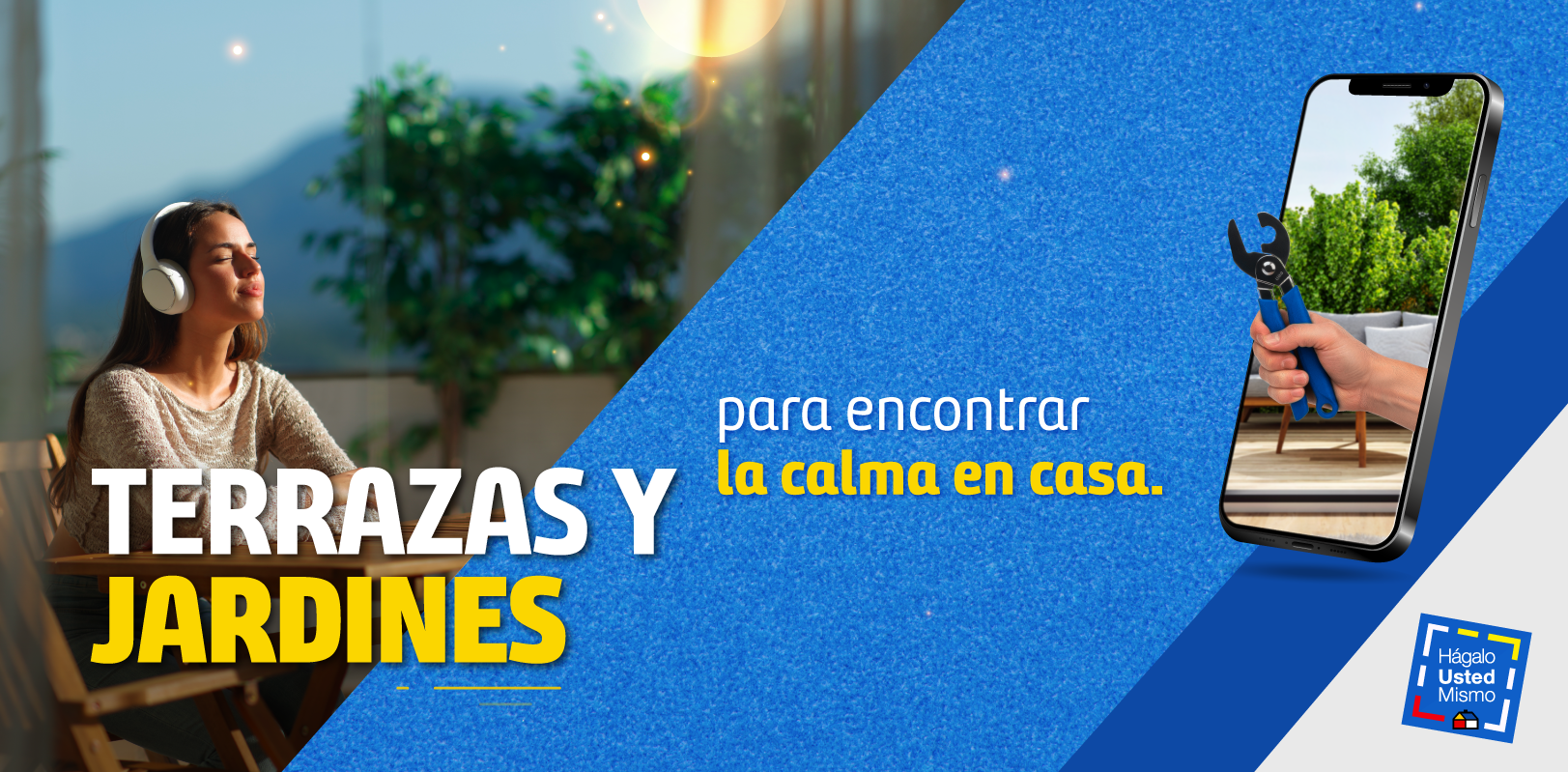 Terraza y jardines para encontrar la calma en casa