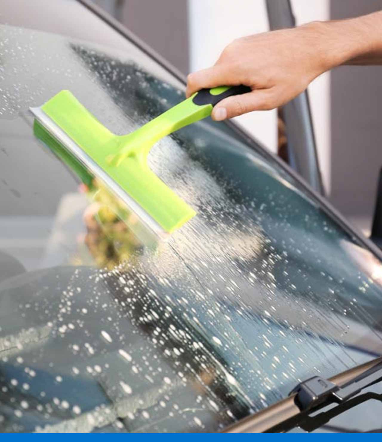 Cómo limpiar los vidrios y el parabrisas del auto?