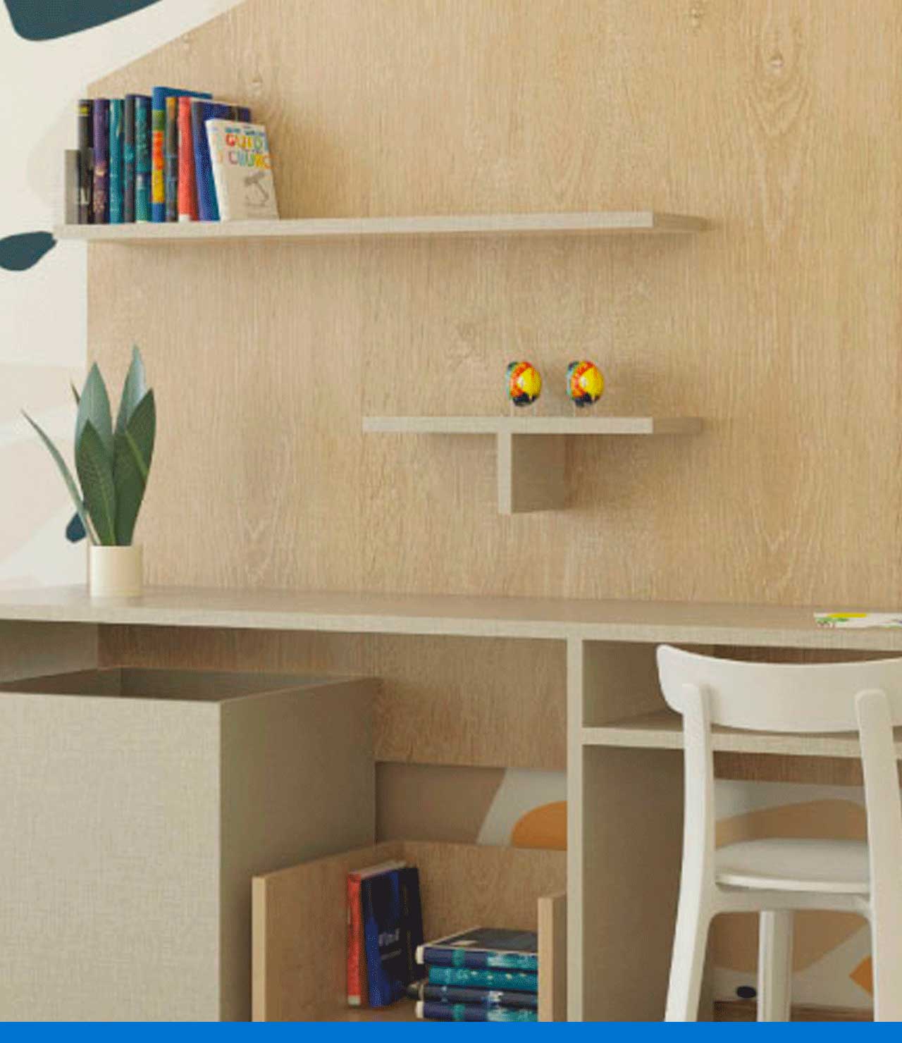  Mueble de madera maciza para cocina, baño, lavandería, armario  de pared con esquina diagonal : Productos de Oficina