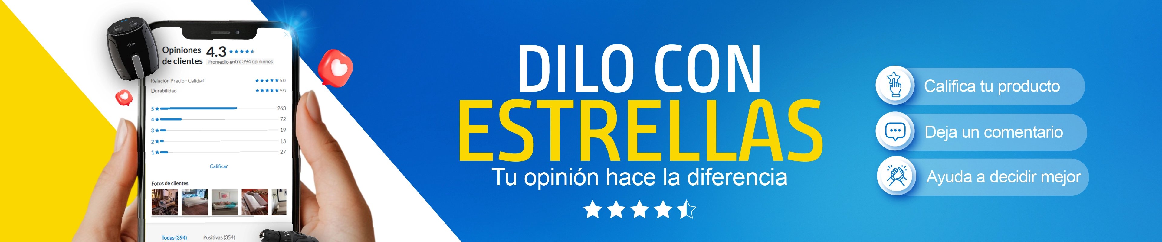 Evaluaciones y reviews