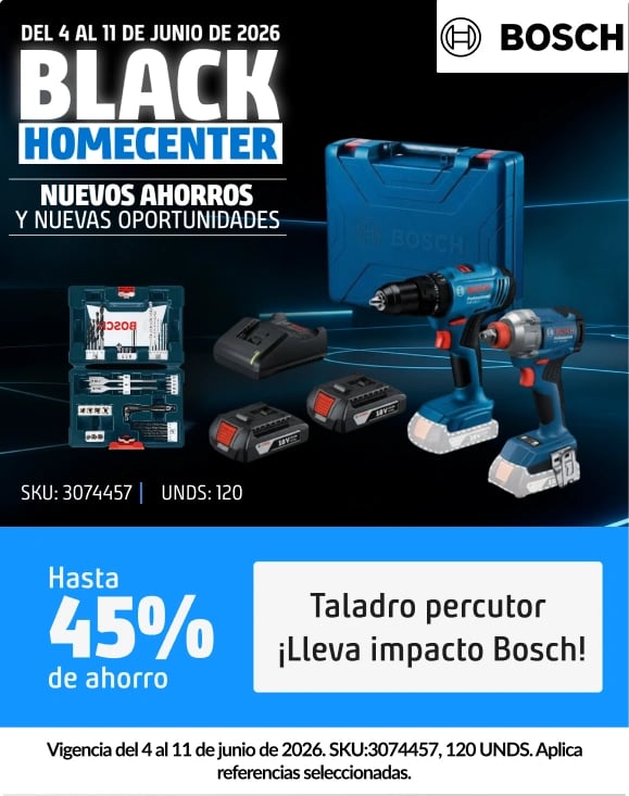  Taladro percutor  ¡Lleva impacto Bosch!