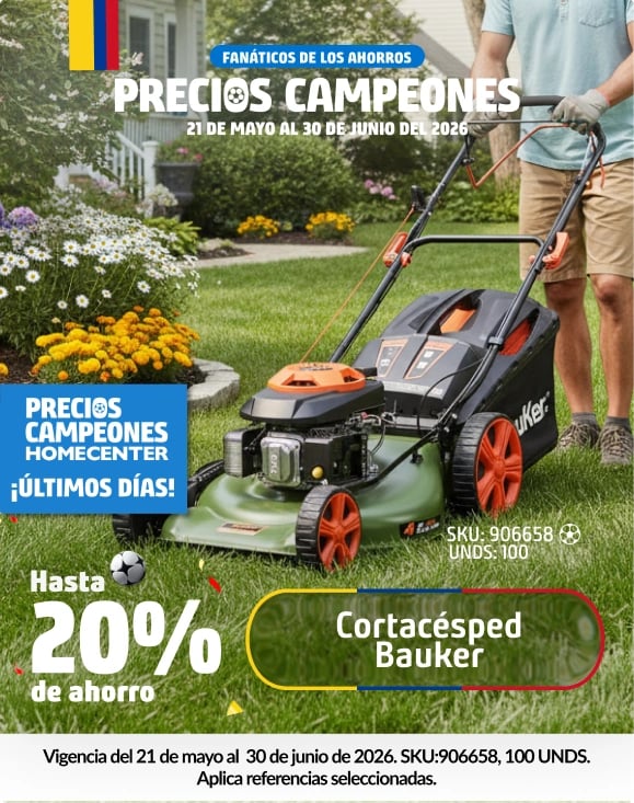 Cortacésped Bauker
