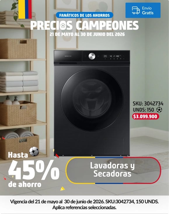 Lavadoras y Secadoras