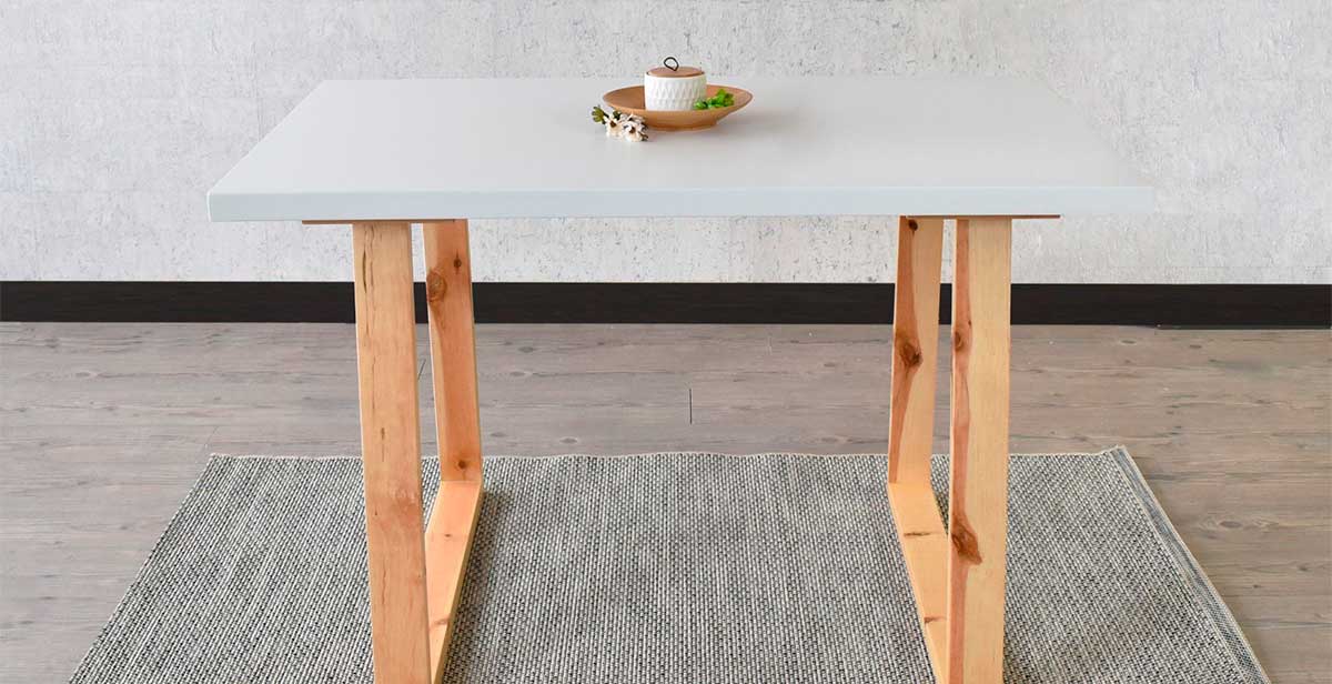  Mesa de madera en forma de L simple escritorio para