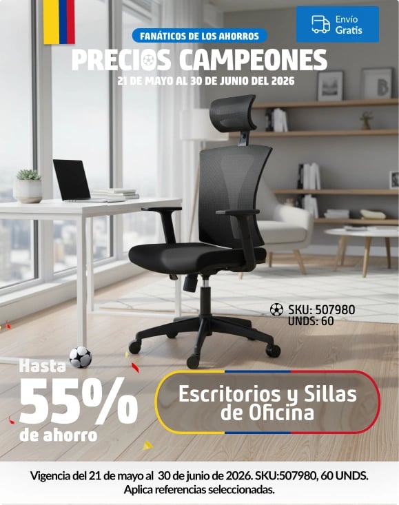 Escritorios y Sillas de Oficina