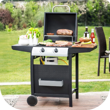 Asador a gas