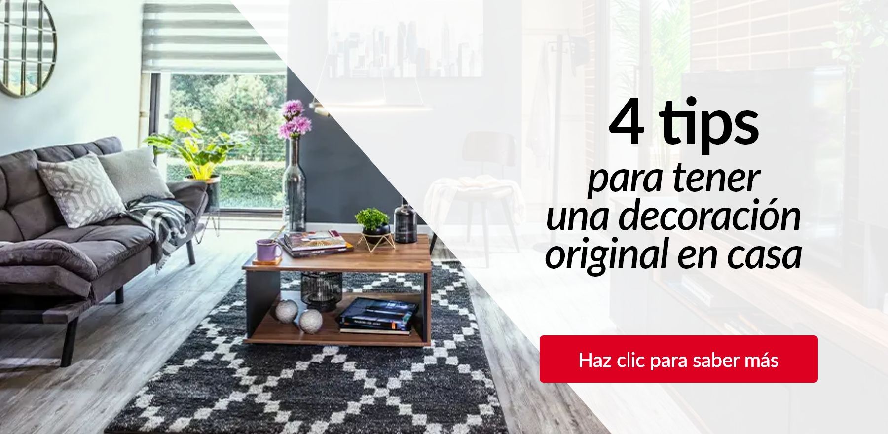 4 Tips para tener una decoración original en casa