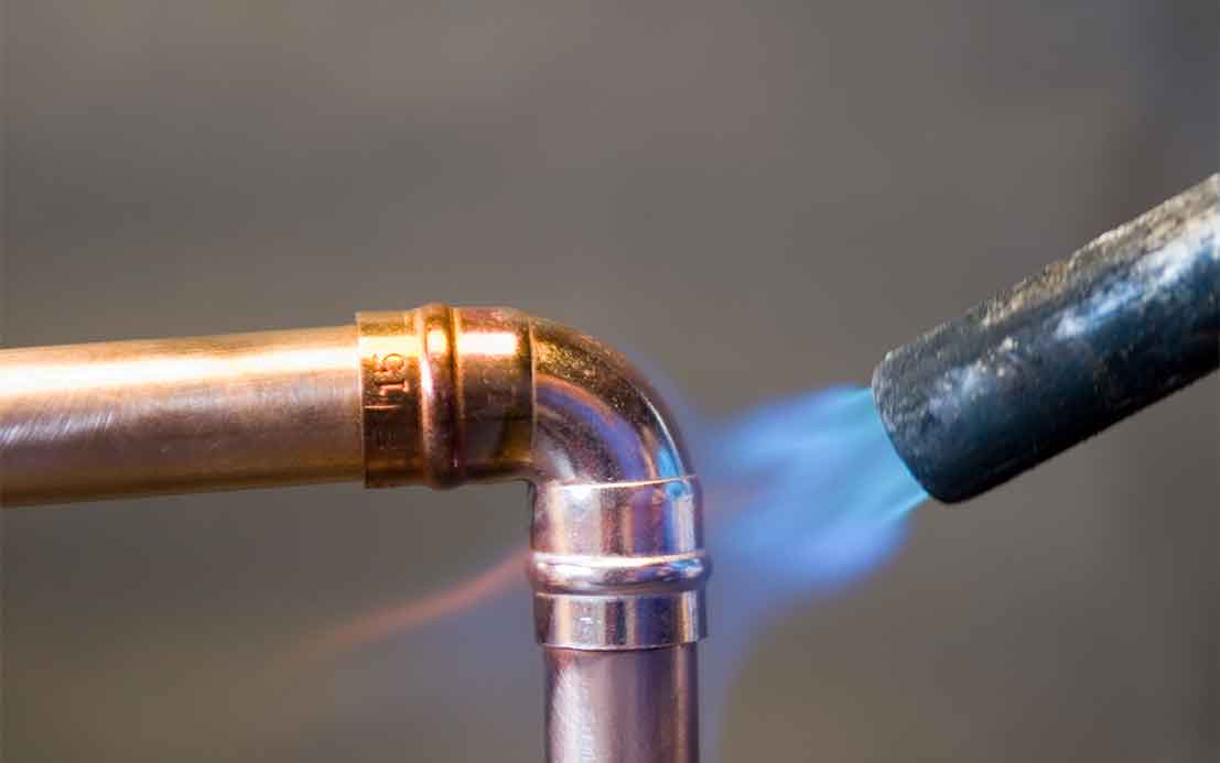 copper pipes