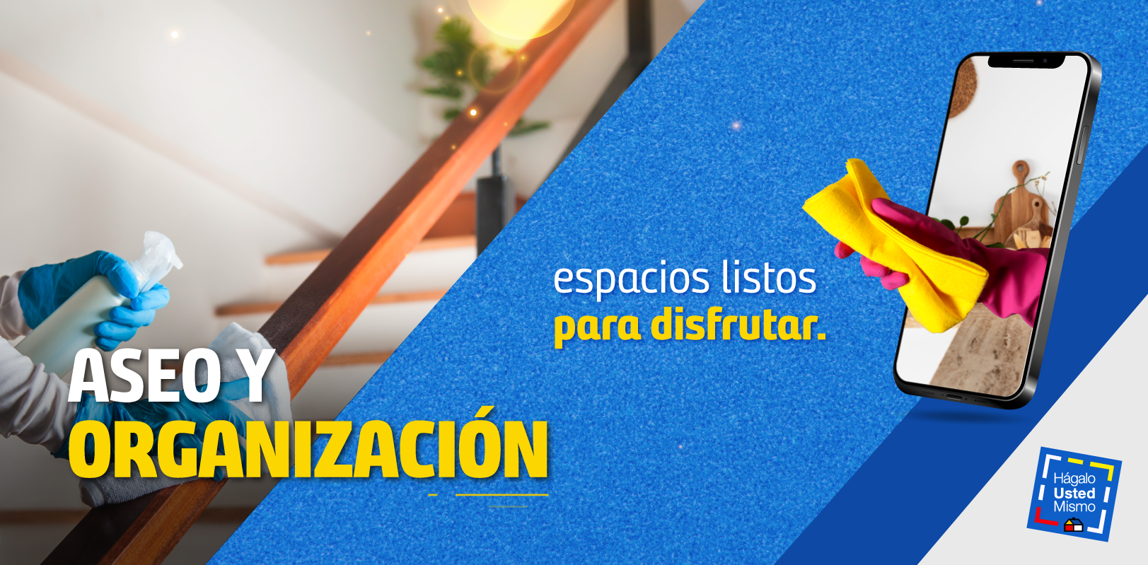 Aseo y organización espacios listos para disfrutar