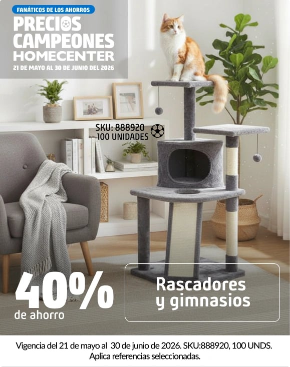 Rascadores  y gimnasios