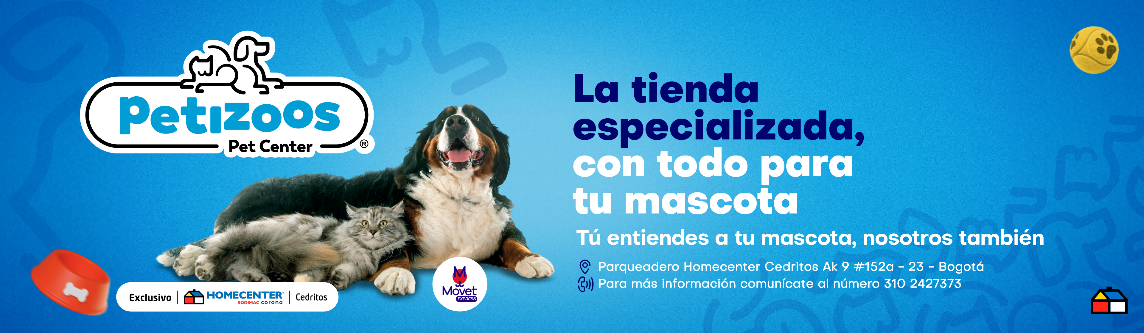 Petizoos, tienda especializada para tu mascota. Tu los entiendes, nosotros también.