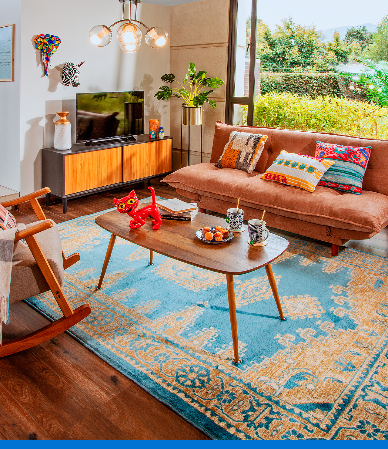 Decora una sala de estar con estilo vintage - Miroytengo