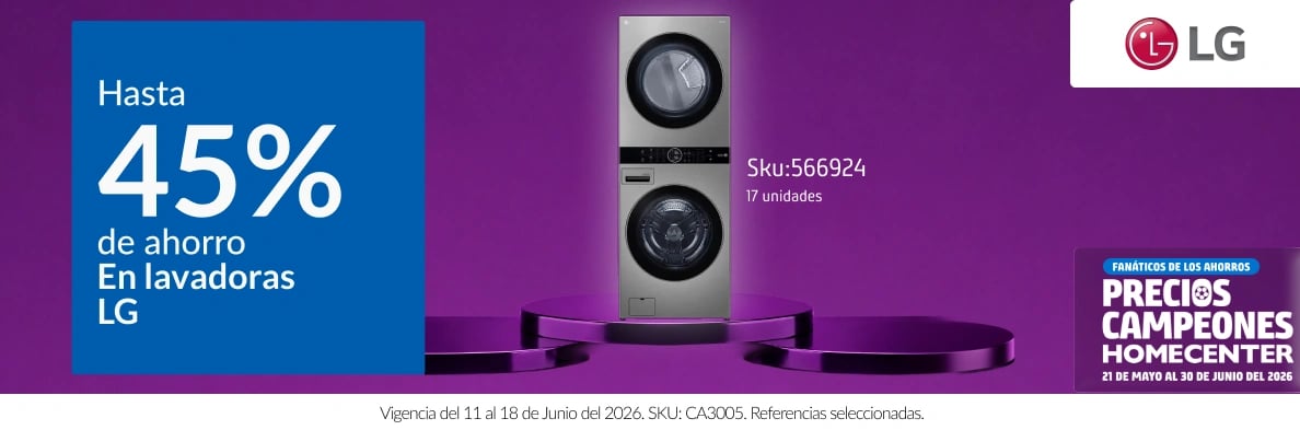 MON // Home Inf LG LAVADORAS