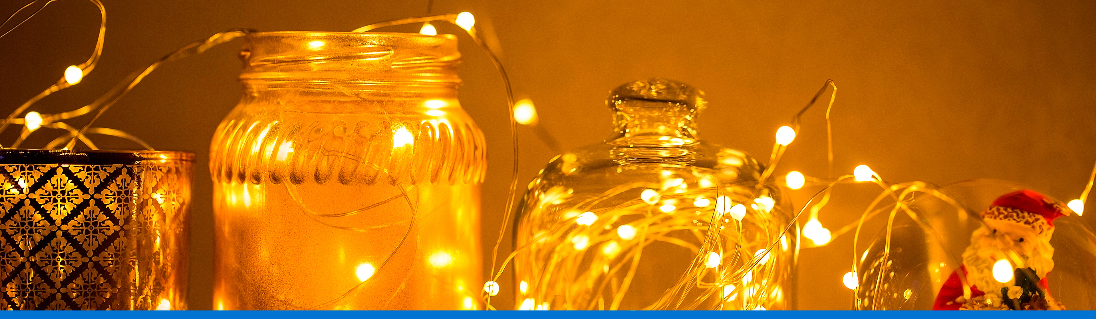 Lámparas decorativas con frascos de cristal” 