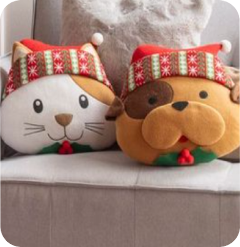 Ir a los adornos de hogar de la colección Pet Glam del especial Navidad 2025