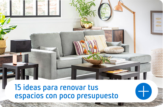 15 ideas para renovar tus espacios con poco presupuesto
