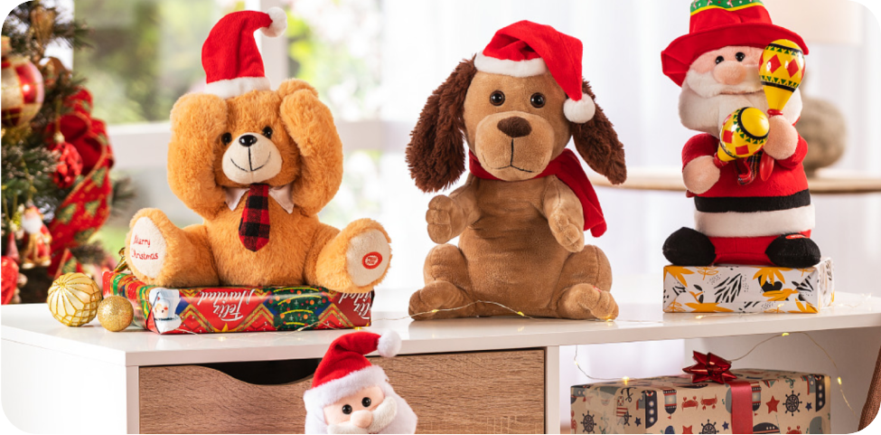 Ir a los muñecos decorativos de la colección Pet Glam del especial Navidad 2025