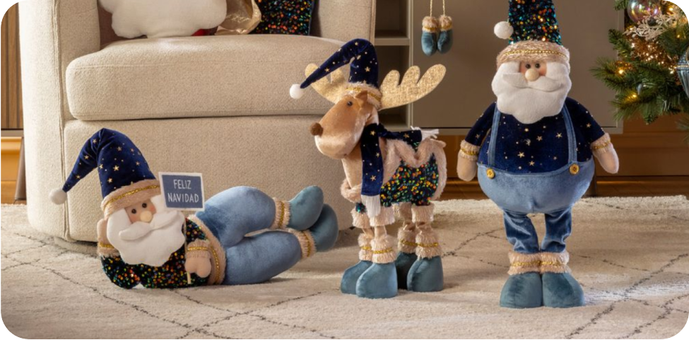 Ir a los muñecos decorativos de la colección Illusion del especial Navidad 2025