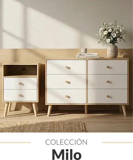 Colección de dormitorio con diseño moderno y funcional para espacios confortables