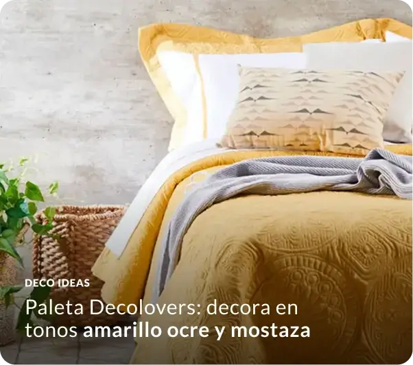 Paleta de colores en tonos cálidos para decoración de interiores