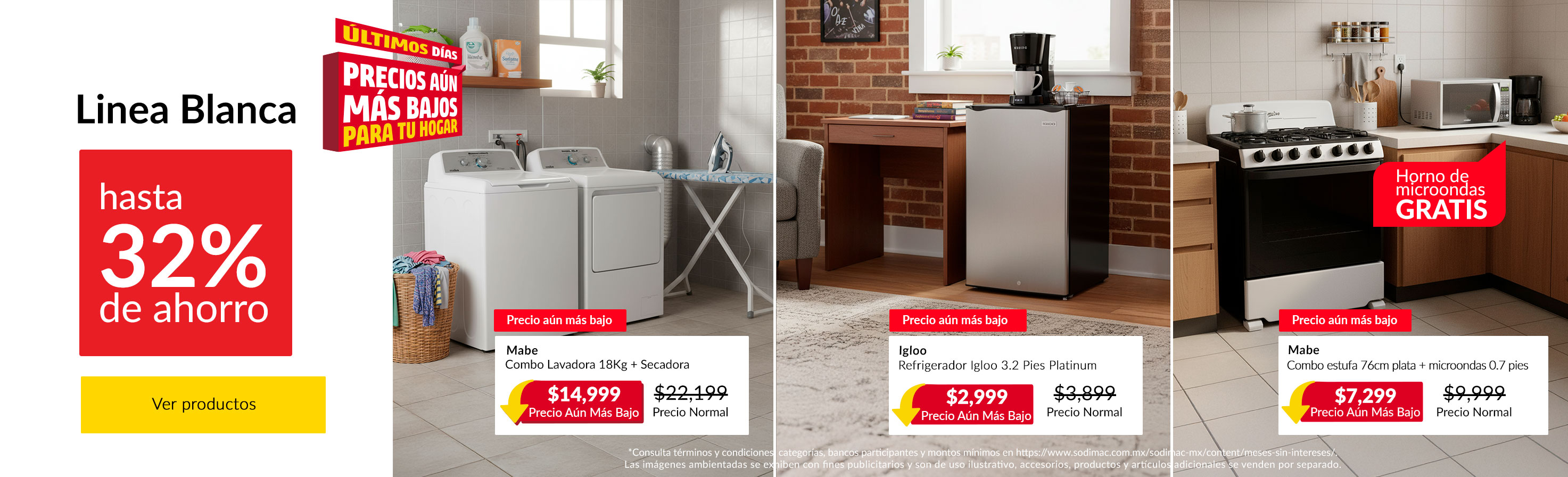 Electrohogar Hasta 32% de ahorro