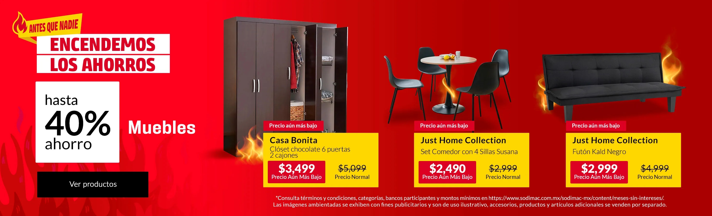 Prehotsale Muebles Hasta 40% de Ahorro