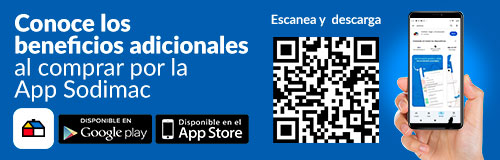 Descarga la app Sodimac y aprovecha mltiples beneficios adicionales