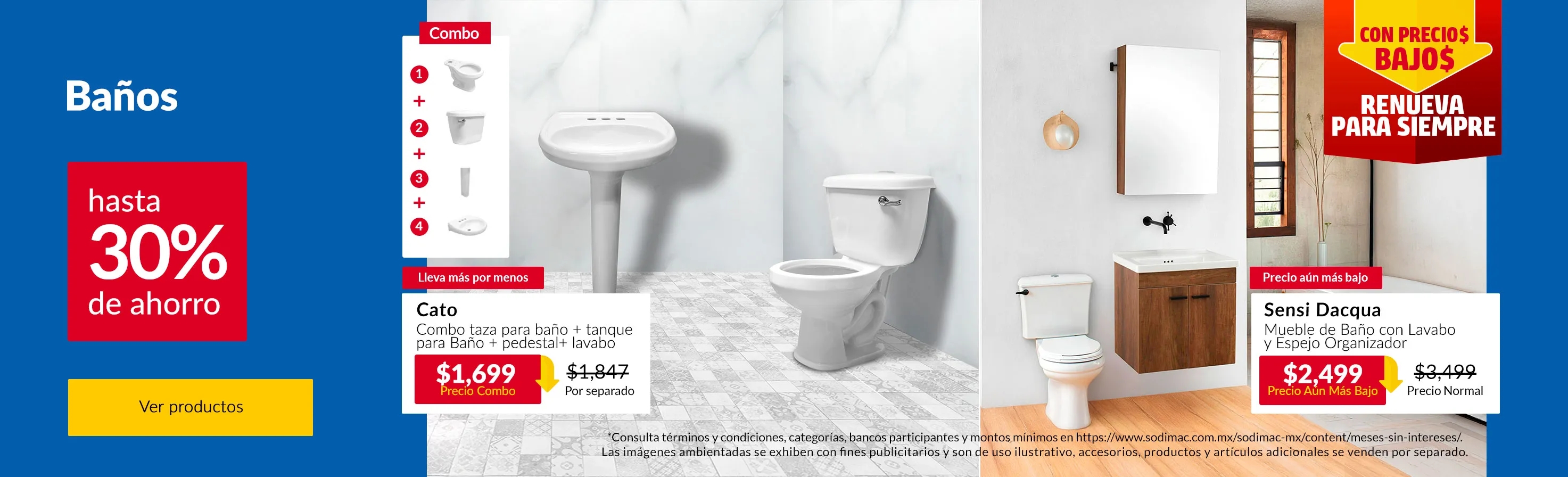 Baños Hasta 30%