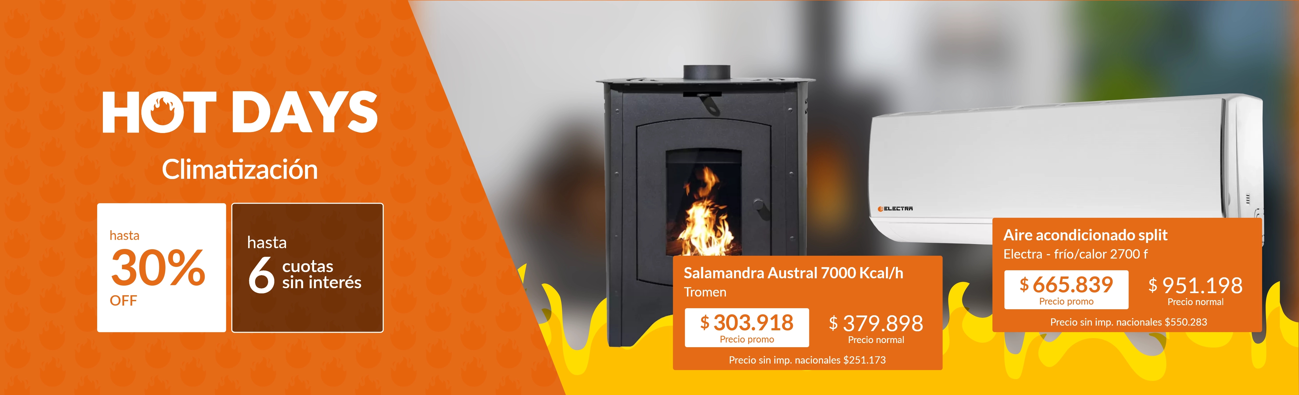 Hot Days - Climatización hasta 30% off