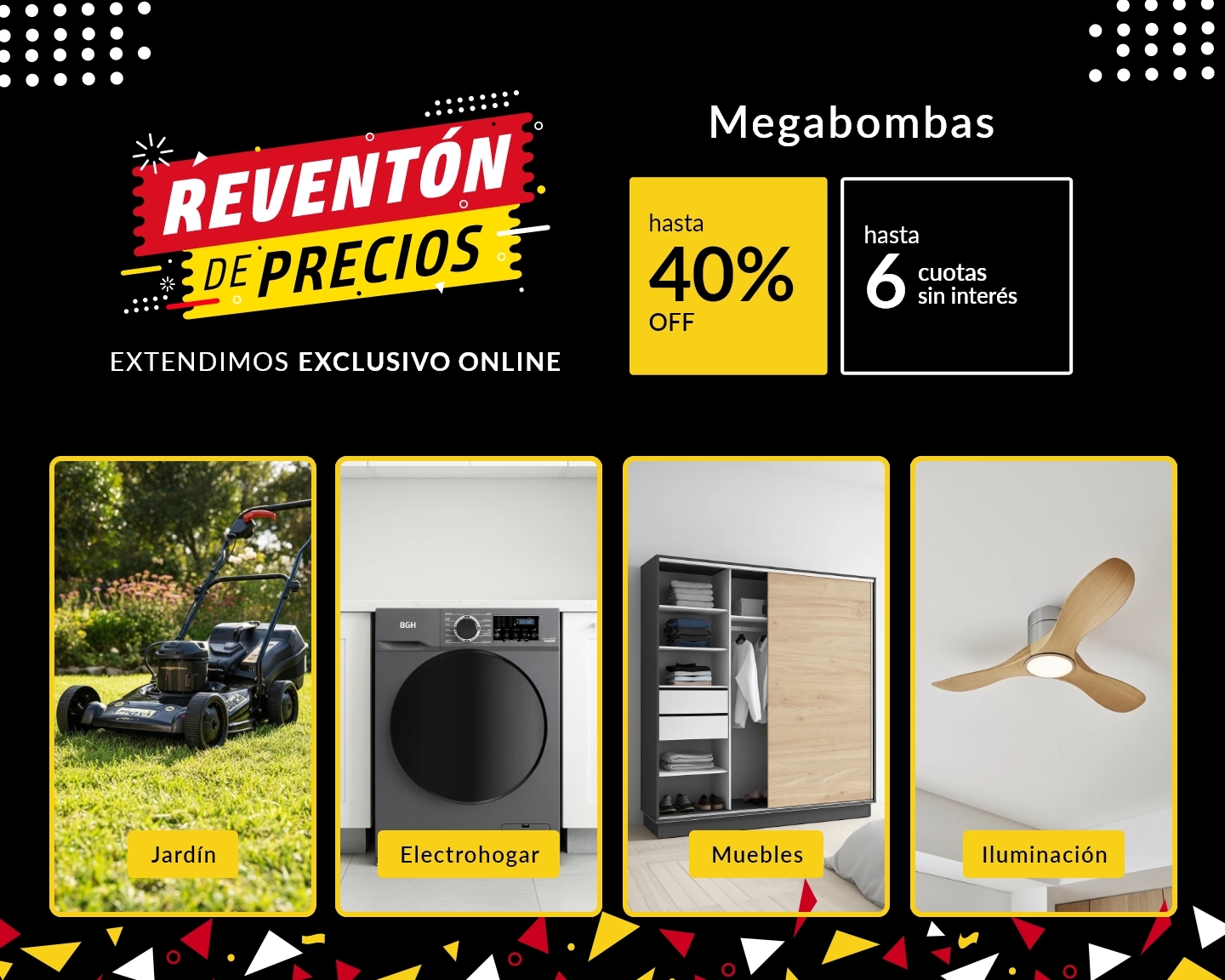 Megabombas hasta 40% off