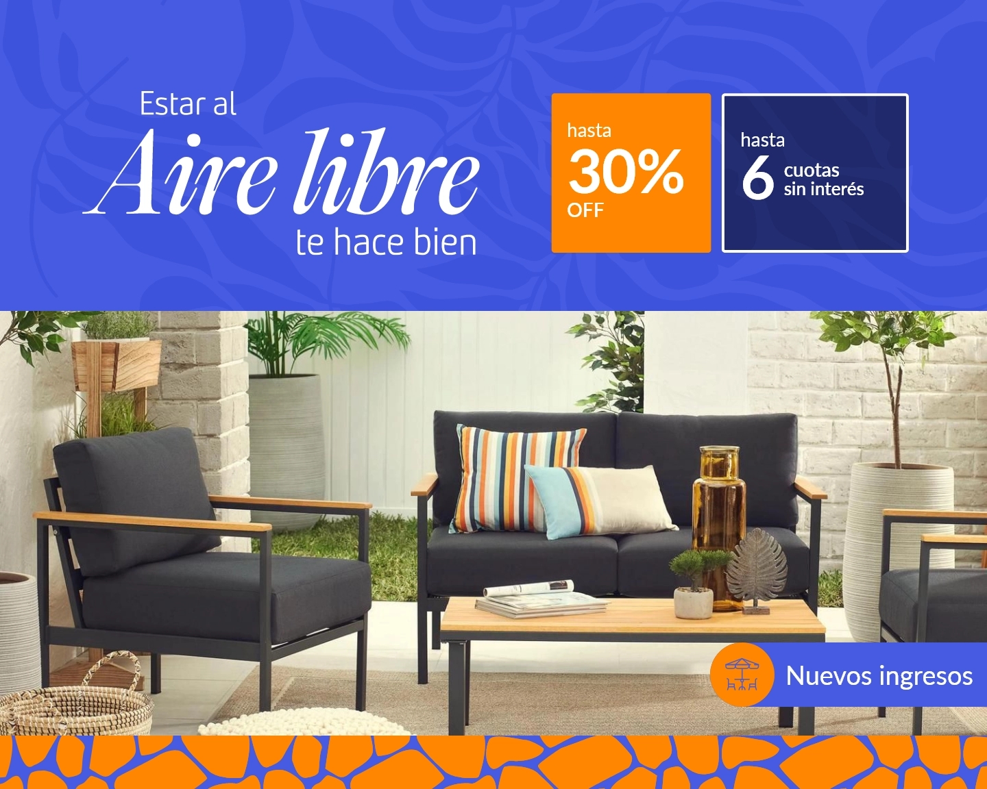 Aire libre hasta 30% off