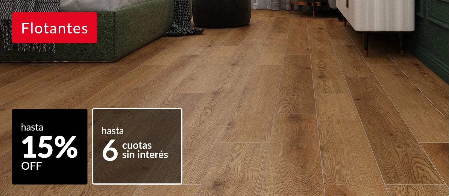 Flotantes hasta 15% off