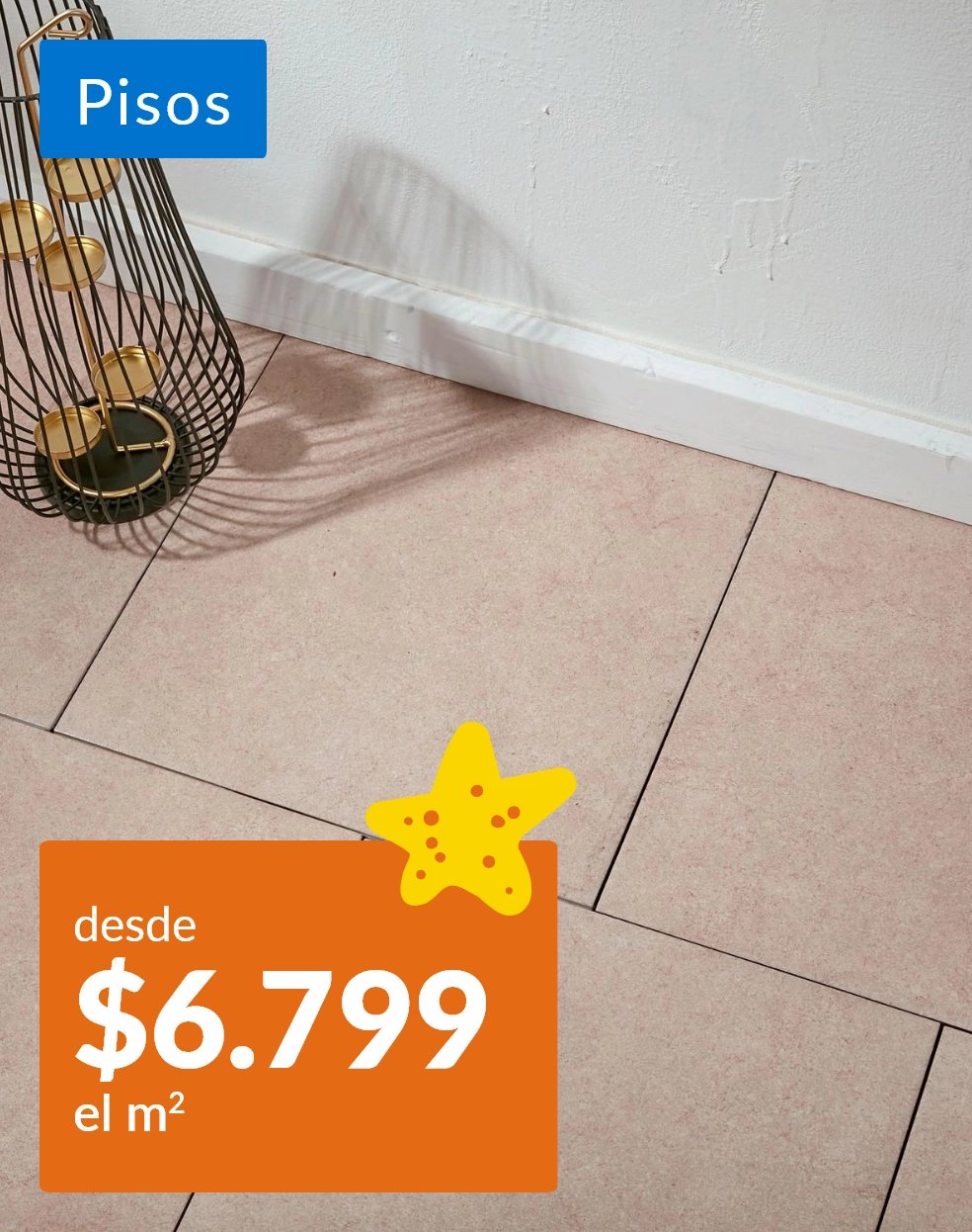 Pisos desde $6.799 m2 