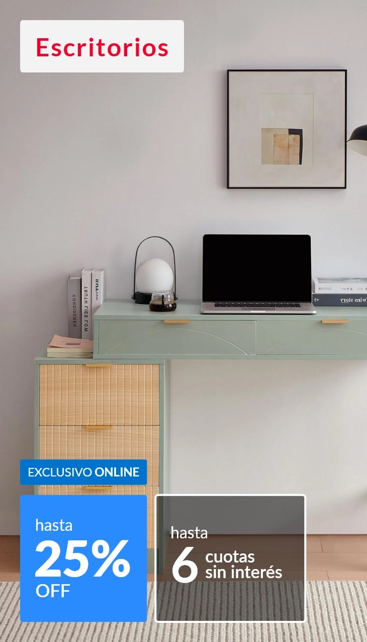 Escritorios hasta 25% off