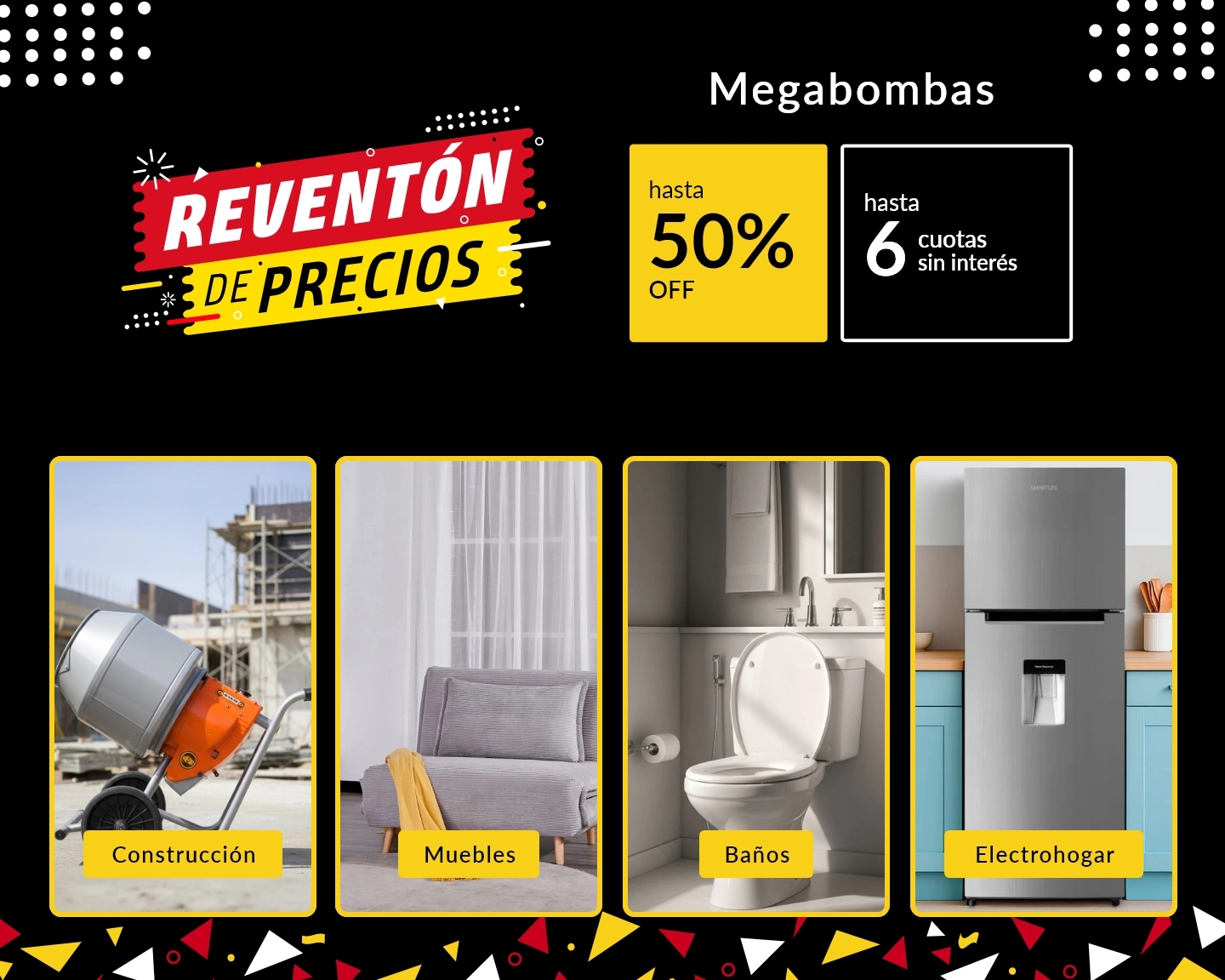 Reventón - Megabombas hasta 50% off