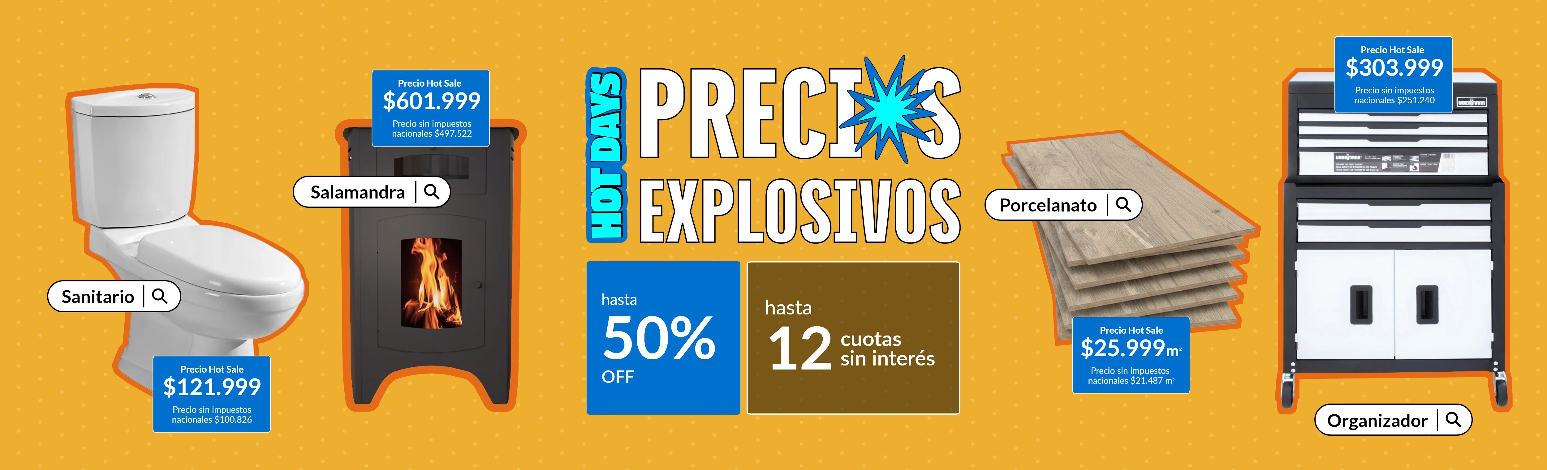 Precios explosivos hasta 50% off
